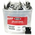 Hyde Mfg Hyde Mini Glass Scraper Uncarded Bucket, 100PK 49515